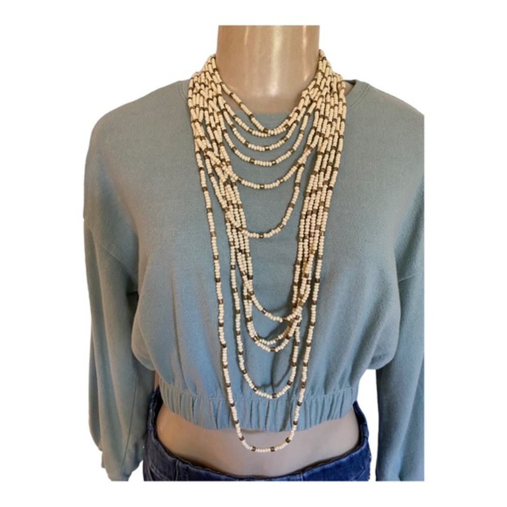 Ink + Alloy Beaded‎ Necklace NWT